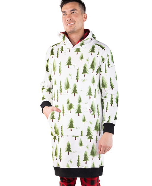 Lazy One Evergreen Plaid Sleep Hoodie