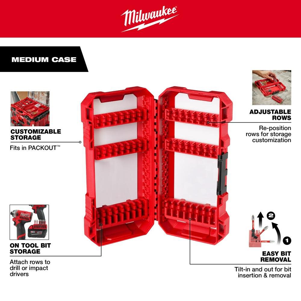 Milwaukee SHOCKWAVE Impact Duty Driver Bit Set - 100 Pieces