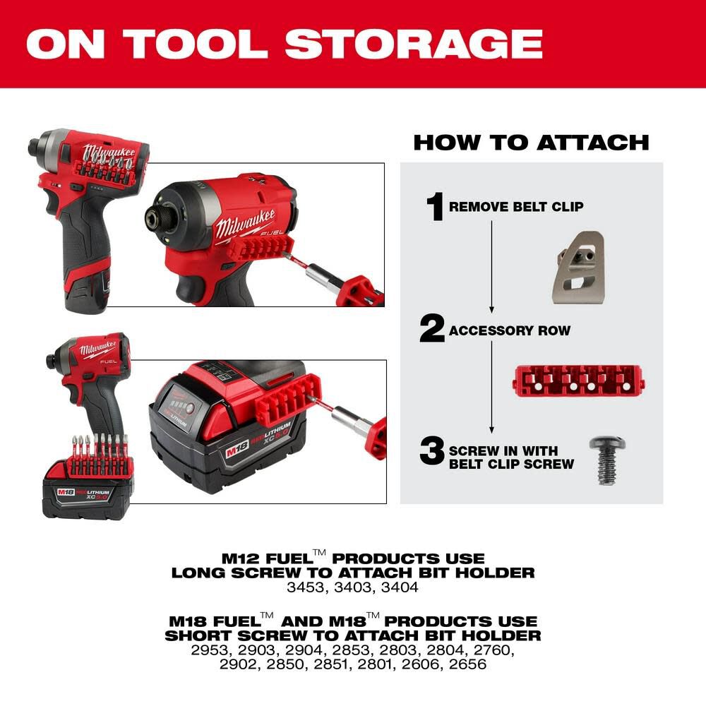 Milwaukee SHOCKWAVE Impact Duty Driver Bit Set - 100 Pieces