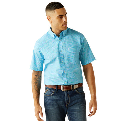 10059013 Mns Simeon Classic Fit Shirt - Light Blue Light blue