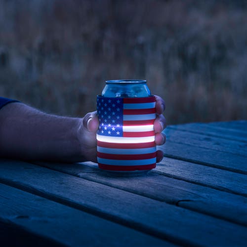 Nite Ize Slaplit Led Drink Wrap - Usa Usa