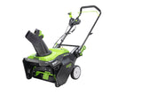 Green works 22 In Electric Single Stage Snow Blower