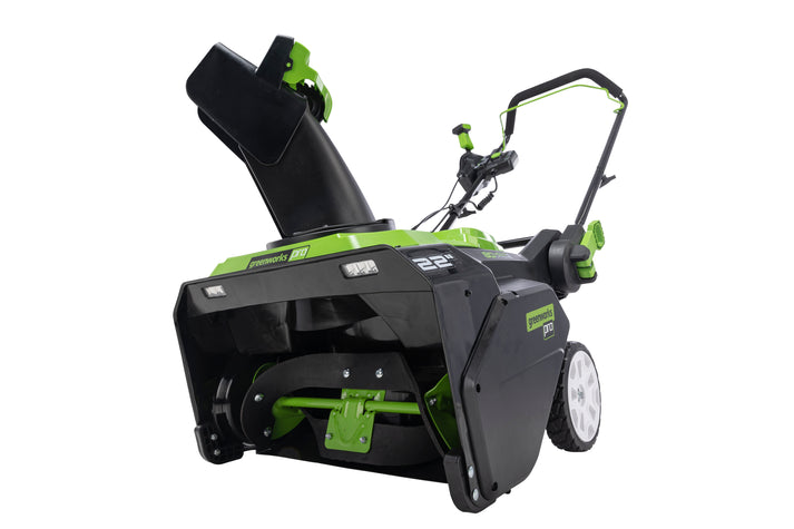 Green works 22 In Electric Single Stage Snow Blower