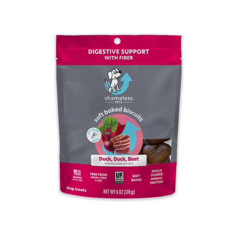 Shameless Pet Duck, Duck, Beet Soft Baked Dog Treat Duck & Beet