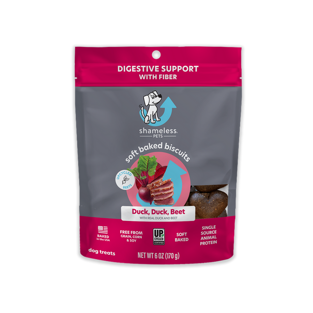 Shameless Pet Duck, Duck, Beet Soft Baked Dog Treat Duck & Beet