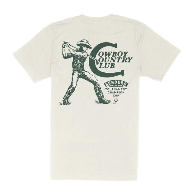 Sendero Provisions Cowboy Country Club T-shirt Vintage white