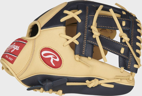 RAWLINGS Select Pro Lite 11.5In Manny Machado Youth Infield Glove RH Tan black