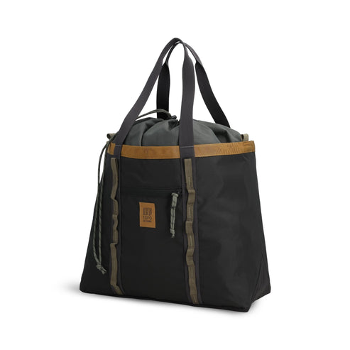 Topo Designs Mountain Utility Tote Black Neutral Black/neutral