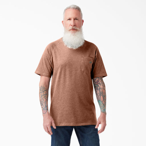 Dickies Men's Cooling Short Sleeve Pocket T-shirt Cork heather