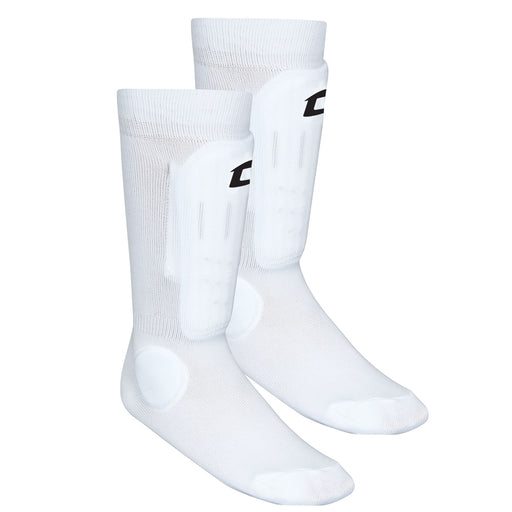 Champro Sports Sock Style Soccer Shin Guard White