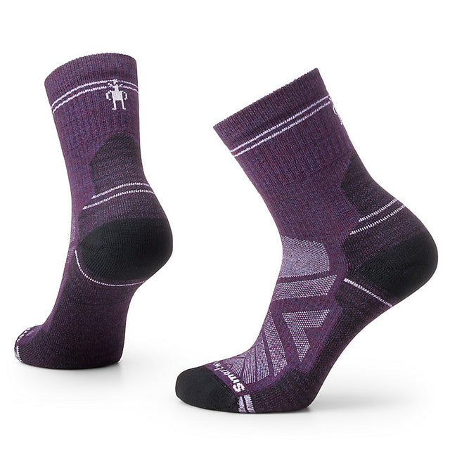 Smartwool Women's Hike Light Cushion Mid Crew Sock Purple Iris