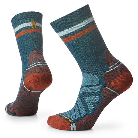 Smartwool Women's Hike Light Cushion Tube Stripe Crew Sock Twilight Blue