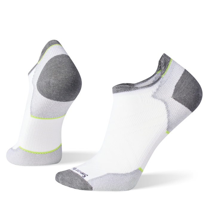 Smartwool Run Zero Cushion Low Ankle Sock - White White