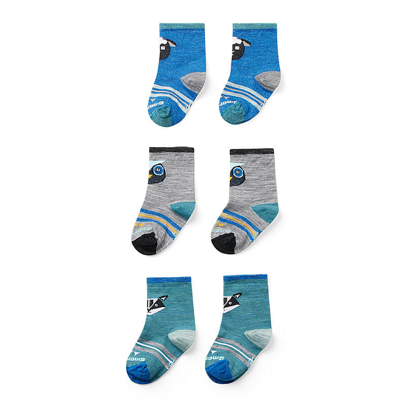 Smartwool Toddler Trio Socks Laguna Blue