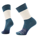 Smartwool Everyday Color Block Cable Crew Sock - Twilight Blue/Moonbeam Twilight Blue/Moonbeam