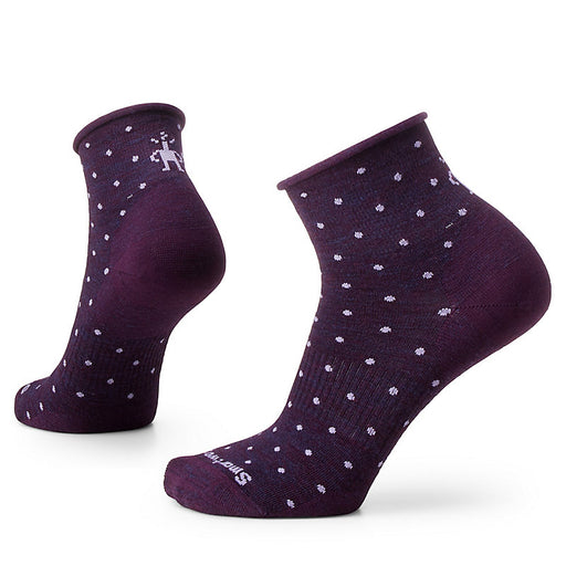 Smartwool Everyday Classic Dot Zero Cushion Ankle Sock Purple Iris