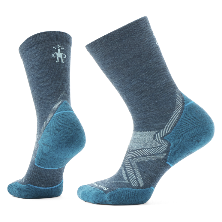 Smartwool Women's Run Cold Weather Targeted Cushion Crew Sock - Twilight Blue Twilight Blue