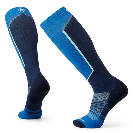 Smartwool Ski Targeted Cushion Over The Calf Sock Laguna Blue