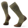 Smartwool Snowboard Full Cushion Iguchi Pattern Over The Calf Sock Winter Moss