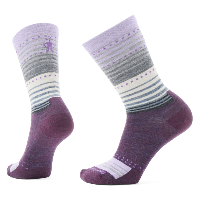 Smartwool Everyday Stitch Stripe Crew Sock - Ultra Violet Ultra Violet