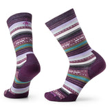 Smartwool Everyday Margarita Zero Cushion Crew Sock Purple iris