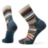 Smartwool Hike Light Cushion Panorama Crew Sock Charcoal