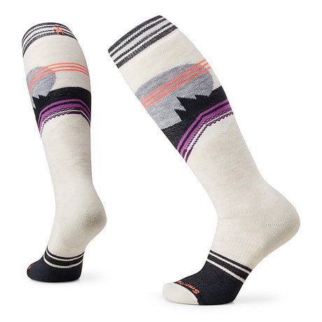 Smartwool Women's Snowboard Full Cushion Moon Energy Over The Calf Sock Moonbeam