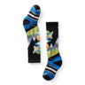 Smartwool Kids' Wintersport Full Cushion Mountain Moose Pattern Over The Calf Sock Black