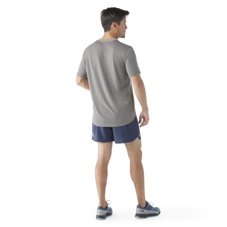 Smartwool Men's Active Mesh Short-Sleeve Tee - Light Gray Heather Light Gray Heather