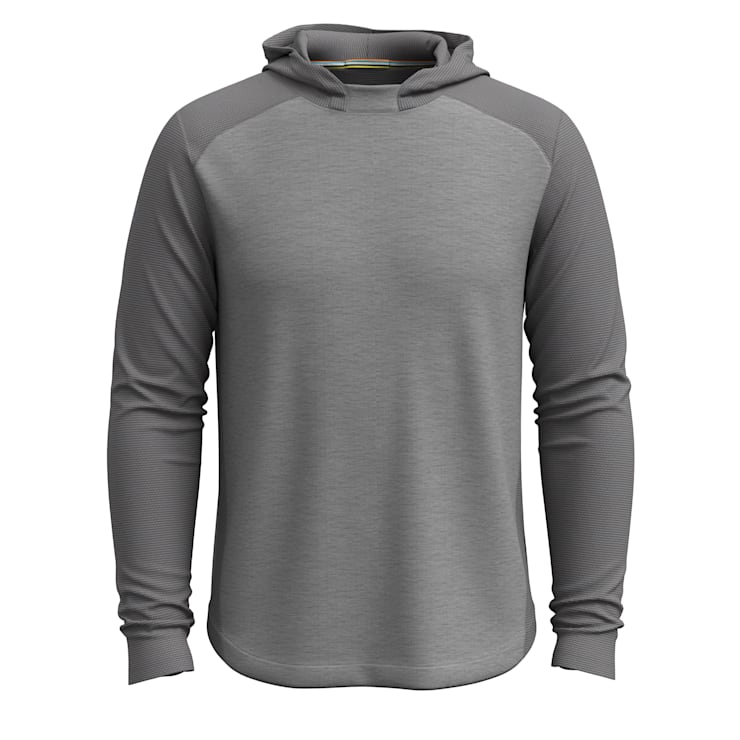 Smartwool Mens Active Mesh Hoodie - Light Gray Heather Light Gray Heather