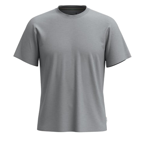 Smartwool Mens Perfect Crew Short Sleeve Tee - Light Gray Heather Light Gray Heather