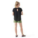 Smartwool Womens Short Sleeve Swing Top - Black Black