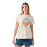 Smartwool Womens Horizon View Short Sleeve Graphic Tee - Almond Almond