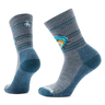 Smartwool Everyday Lifestyle Hookset Crew Sock - Pewter Blue Pewter Blue