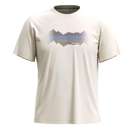 Smartwool Mountain Horizon Short Sleeve Graphic Tee - Almond Almond