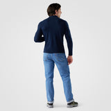 Smartwool Mens Sparwood 1/2 Zip Sweater Deep navy heather