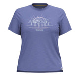 Smartwool Womens Mountain Sol Short Sleeve Graphic Tee - Nightfall Blue Nightfall Blue