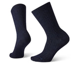 Smartwool Women's Everyday Cable Crew Socks Deep Navy Heather