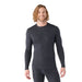 Smartwool Men's Classic Thermal Merino Base Layer Crew Charcoal heather