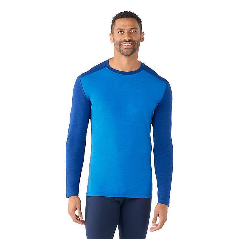 Smartwool Men's Classic Thermal Merino Base Layer Crew Blubrryhll/lagunablu