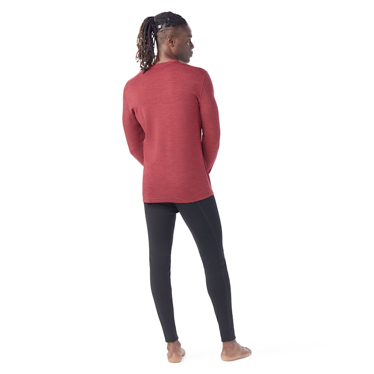 Smartwool Men's Classic Thermal Merino Base Layer Crew - Currant Heather Currant Heather