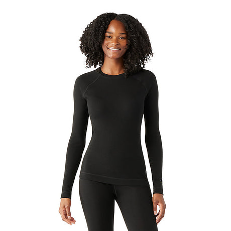 Smartwool Women's Classic Thermal Merino Base Layer Crew Black