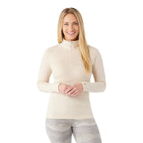 Smartwool Women's Classic Thermal Merino Base Layer 1/4 Zip Almond heather