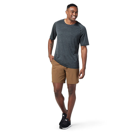 Smartwool Men's Active Ultralite Short Sleeve Charcoal heather