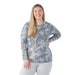 Smartwool Women's Classic Thermal Merino Base Layer Crew Plus Winter sky floral