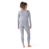 Smartwool Women's Classic All-Season Merino Base Layer Long Sleeve Crew - Light Gray Heather Light Gray Heather