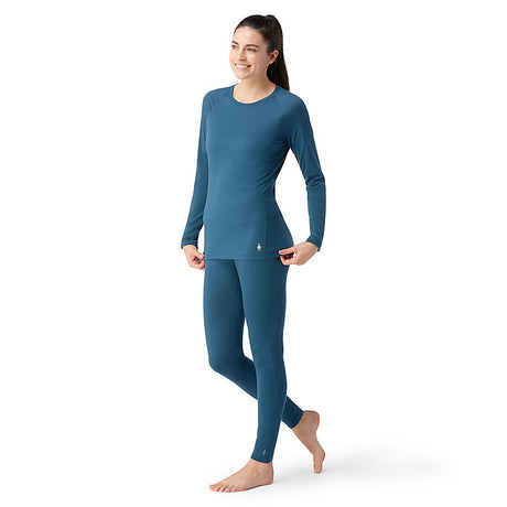 Smartwool Women's Classic All-season Merino Base Layer Long Sleeve Twilight blue