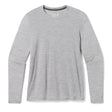 Smartwool Womens Classic All-Season Merino Base Layer Crew Plus - Light Gray Heather Light Gray Heather