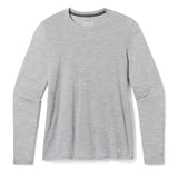 Smartwool Womens Classic All-Season Merino Base Layer Crew Plus - Light Gray Heather Light Gray Heather