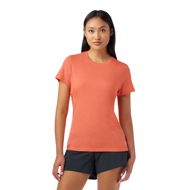 Smartwool Womens Merino Short Sleeve Tee - Coral Reef Coral Reef